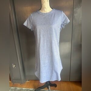 Renvy chambray Swiss dot  cotton sheath dress